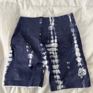Darc Sport Navy and White Athletic Shorts